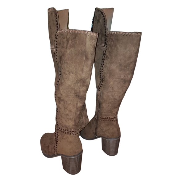 Brown Over the Knee Boots - Picture 9 of 9